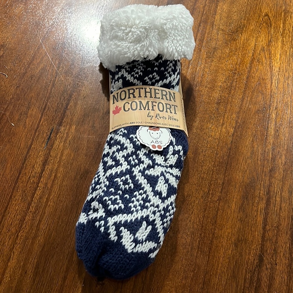 Northern Comfort Slipper Socks with ABS Sole